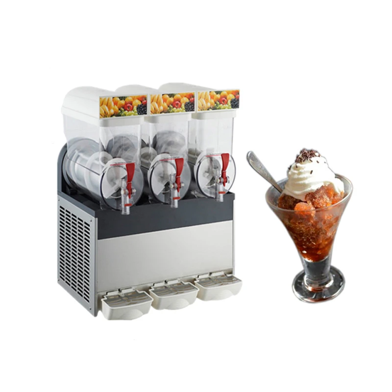 china products 3x15L slush ice machine with air cooling maker