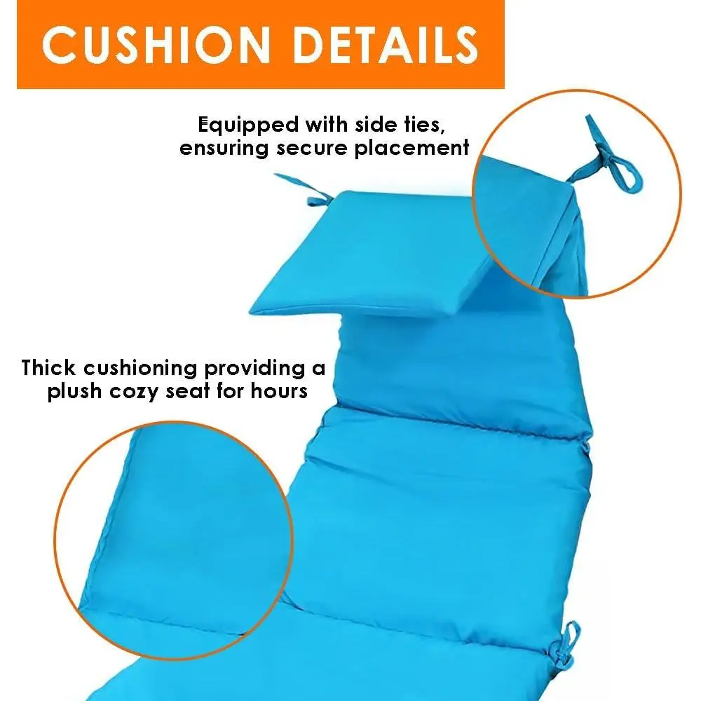Cushioned Replacement for Umbrellas and Outdoor Swing Loungers or Hanging Hammock Chairs
