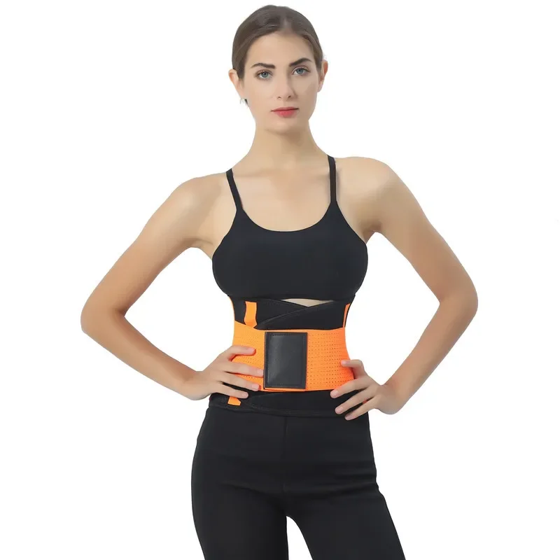 1pc Adjustable Sweat Resistant Sports Belt Fat Burning Fitness Color Waist Cover