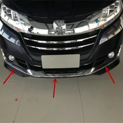 WELKINRY For Honda Odyssey RC1 Pre-Facelift 2013 2014 2015 2016 2017 Car Head Front Bumper Fog Lamp Light Eyelid Eyebrow Trim