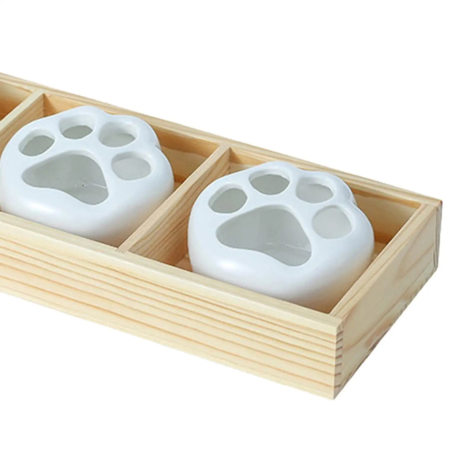 Plant Pot Adornment Tray Wood Shelf Design Saucers Shaped Small Container Decoration Planter Plant for home and