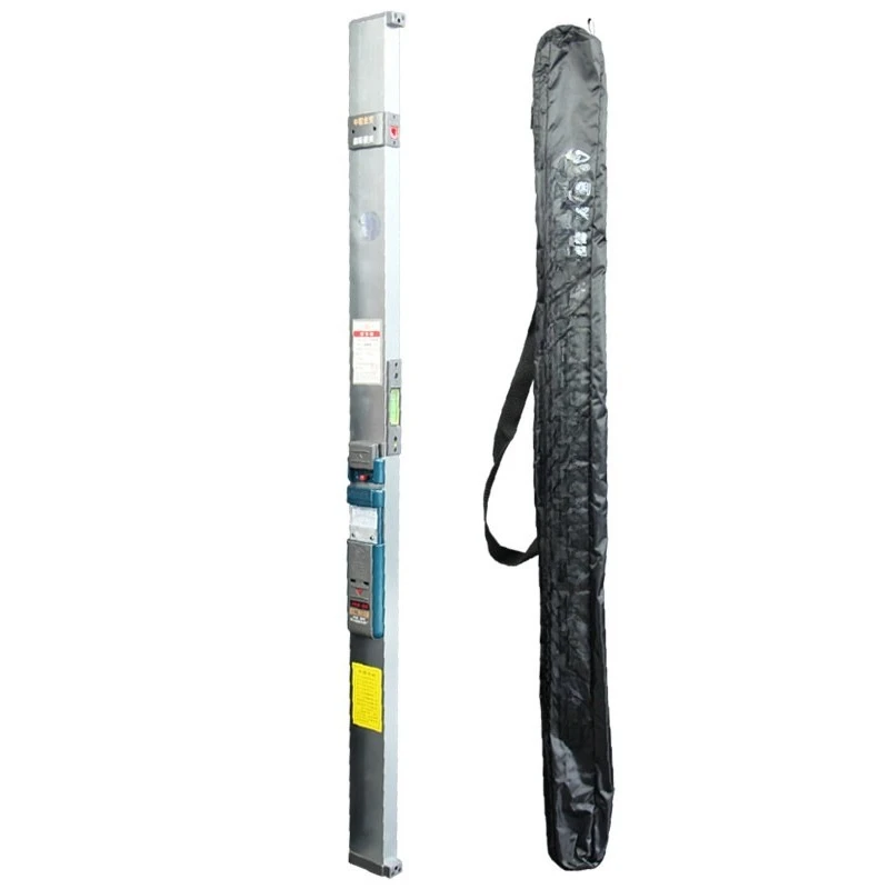 1M Aluminum Inspection Ruler, Straight Level Gauge for Construction Horizontal & Vertical Flatness Measurement