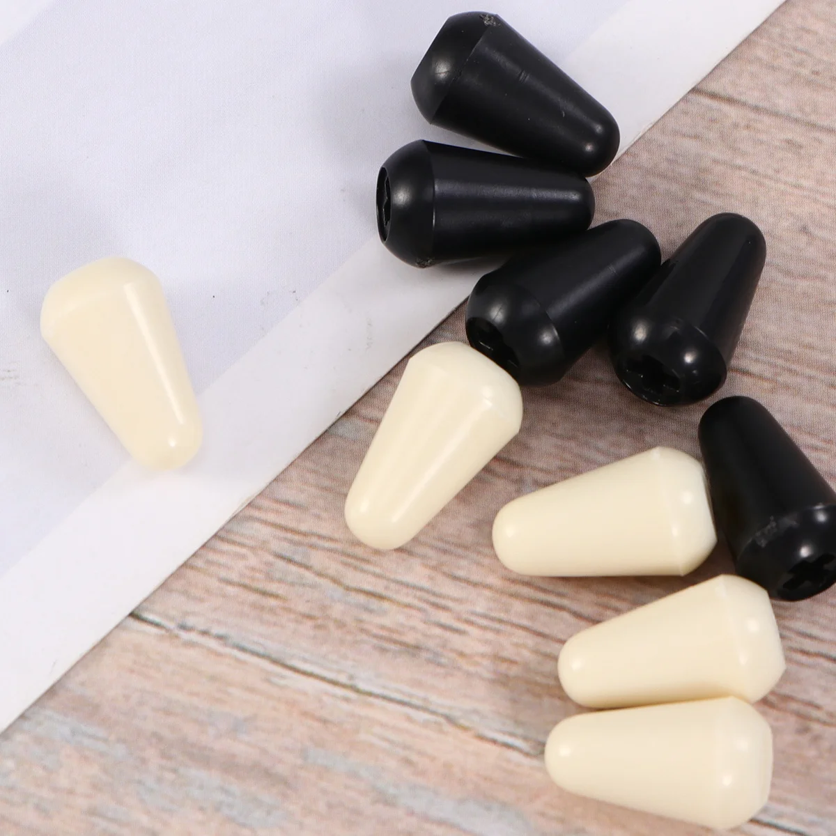

10Pcs Electric Guitar Switch Caps Plastic Lid for 5-Level Durable Reliable Gorgeous Color Scheme Electric Guitar Caps