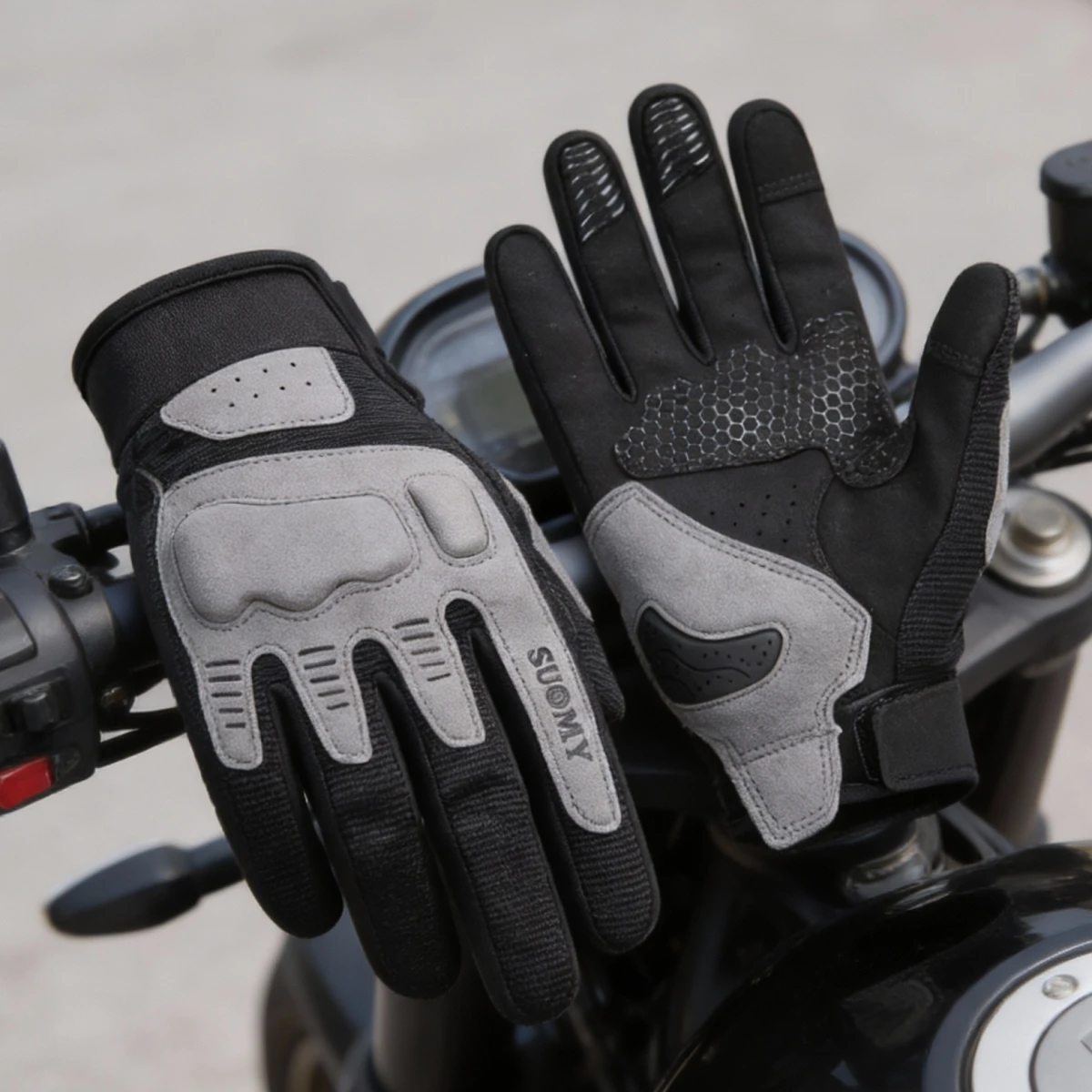 

Summer Motorcycle Cycling Gloves Full Finger Breathable Lightweight Touch Screen Motocross MTB Racing Off-road Glove S-XXL