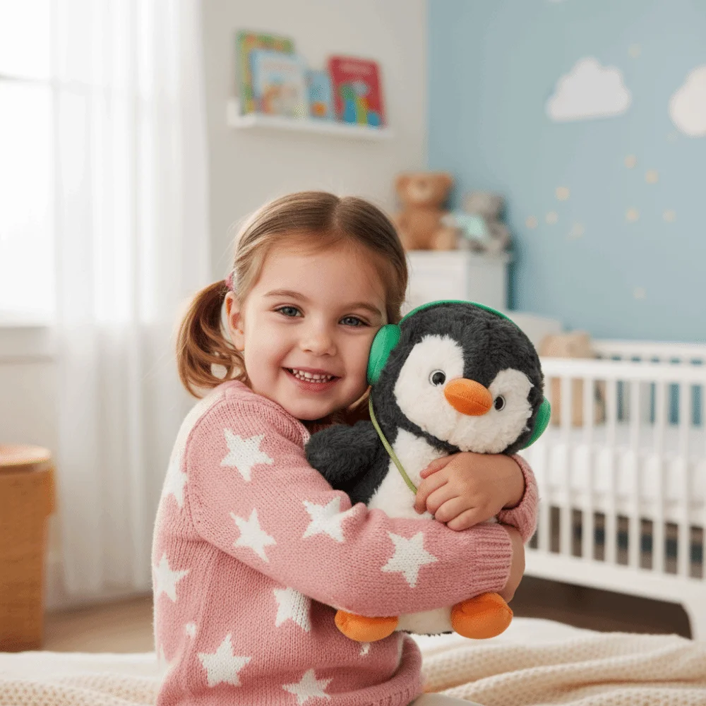 

Cute Penguin Soft Material Penguin Chubby Design Children Gits Throw Pillow Cartoon Style Stuffed Animal Birthday Gift