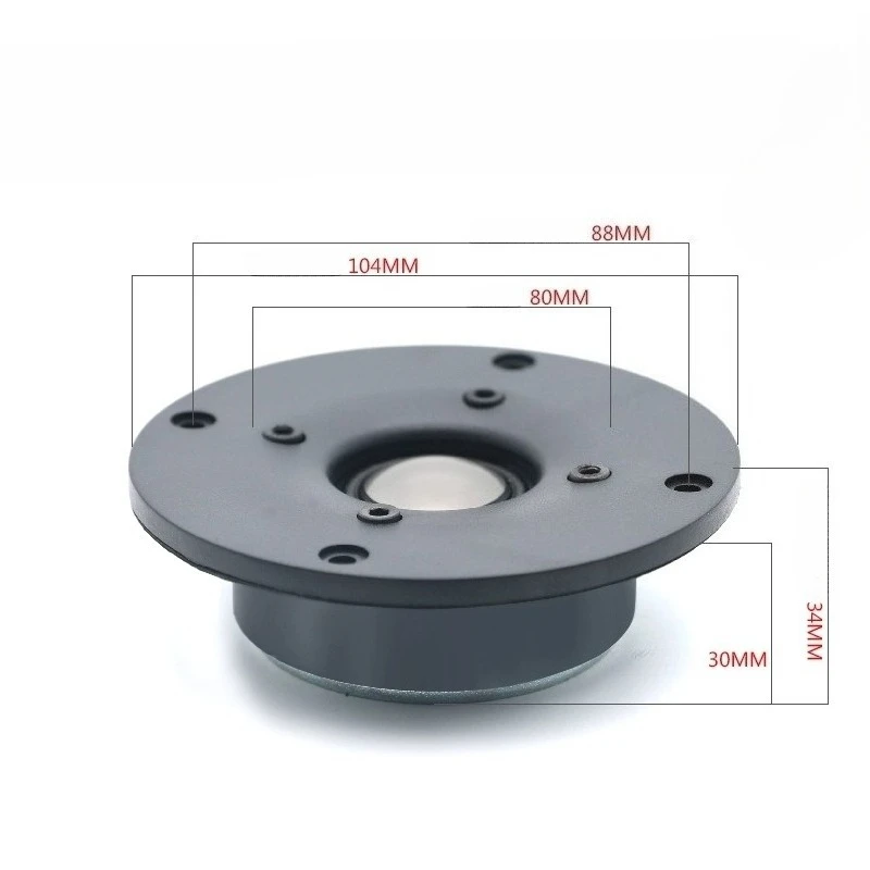 

SOTAMIA 1 шт. 4-дюймовый твитер 104 мм 8 Ом 35 Вт титановая пленка аудио высокочастотный динамик музыкальный звук домашний кинотеатр для полочных динамиков