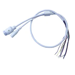 LAN Cable for CCTV IP Camera Board Module Extra Wires for POE Mid-Span Type 4/5(+) 7/8(-) Power Supply Video Surveillance System