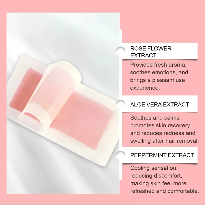 30pcs Hair Removal Wax Strip Professional Depilatory Cold Wax Strip Hair Growth Inhibitor For Face Leg Underarm Arm Hair Remover - view 6