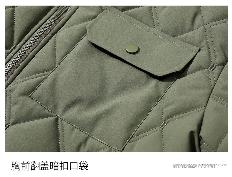 Plus Size M-8XL Turn-down Collar Men Parkas Comfortable Thicken Warm Outerwear Fashion All-match Cotton Jackets Winter Quality