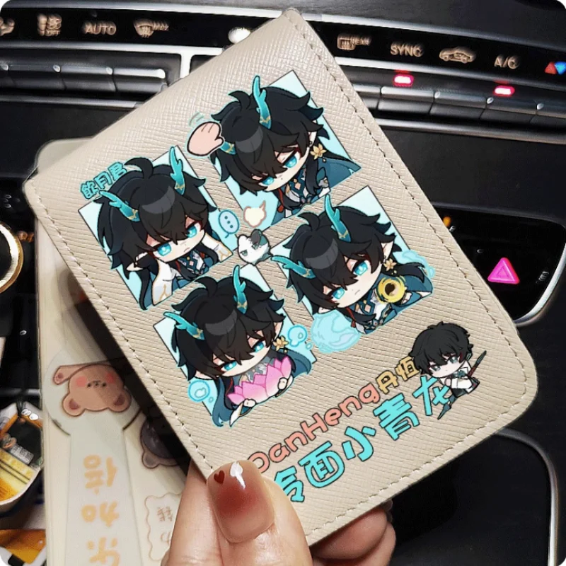 

Anime Honkai: Star Rail Dan Heng Cartoon Fashion Wallets PU Purse Card Holder Money Bag Gift B313 Cosplay