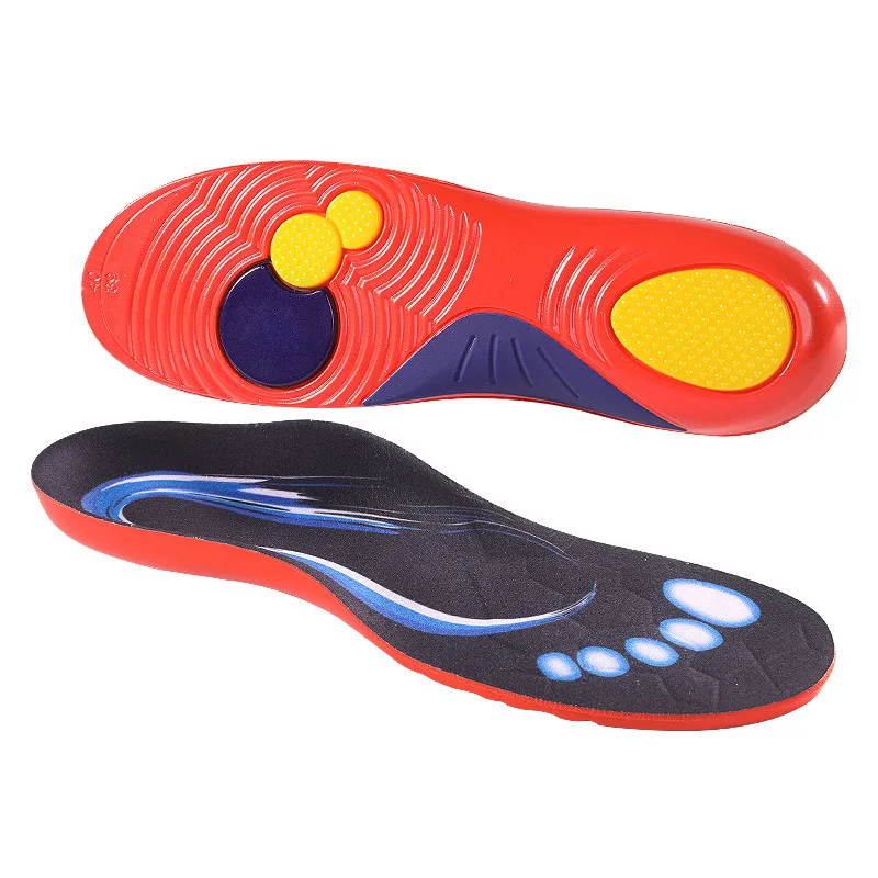 High-elastic Shock-absorbing Sports Insoles For Men Women Sweat-absorbing Deodorizing Breathable Arch Support