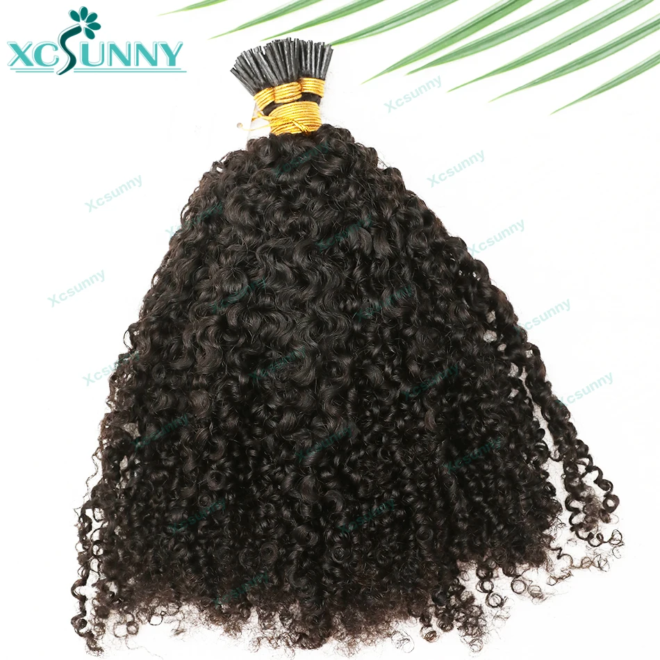 

Packs Microlinks Human Hair Kinky Curly Burmese Kavp Kinky Curly Human Hair Extensions I Tip Micro Link Hair For Black Women