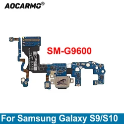 Aocarmo For Samsung Galaxy S9 G9600 S10 5G G977B G977U G977N Charging Port Charger Dock Flex Cable Repair Parts