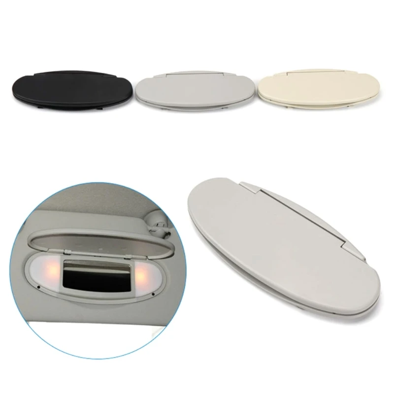 Sunvisor Compatible-For R56 51167361833 Car Sunshade Cover Shade Blind Sun-Visor with Makeup Vanity Mirror Cover