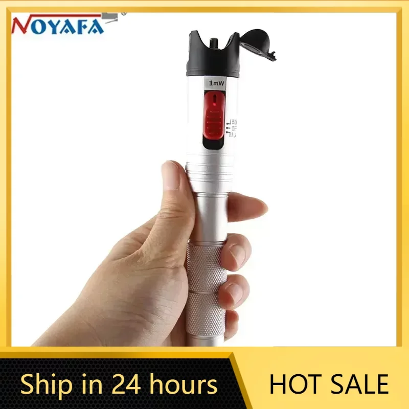 

NOYAFA NF-904W-01 1MW FTTH Fiber Optic Tester Pen Type Red Laser optical fiberLight Visual Fault Locator Optical Cable Tester