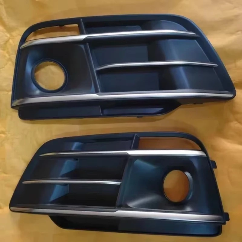 Auto Left or Right Front Bumper Fog Light Grille Grill Cover with ACC Hole for Audi Q5 Sport SQ5 Sline 2018 2019 2020