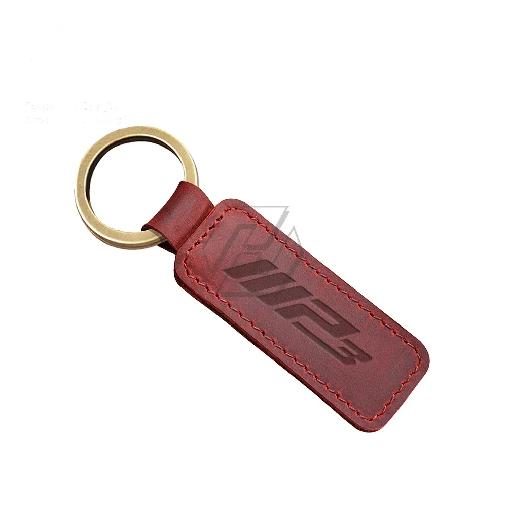 For Piaggio MP3 300 500 HPE Sport Scooter Keychain Cowhide Key Ring