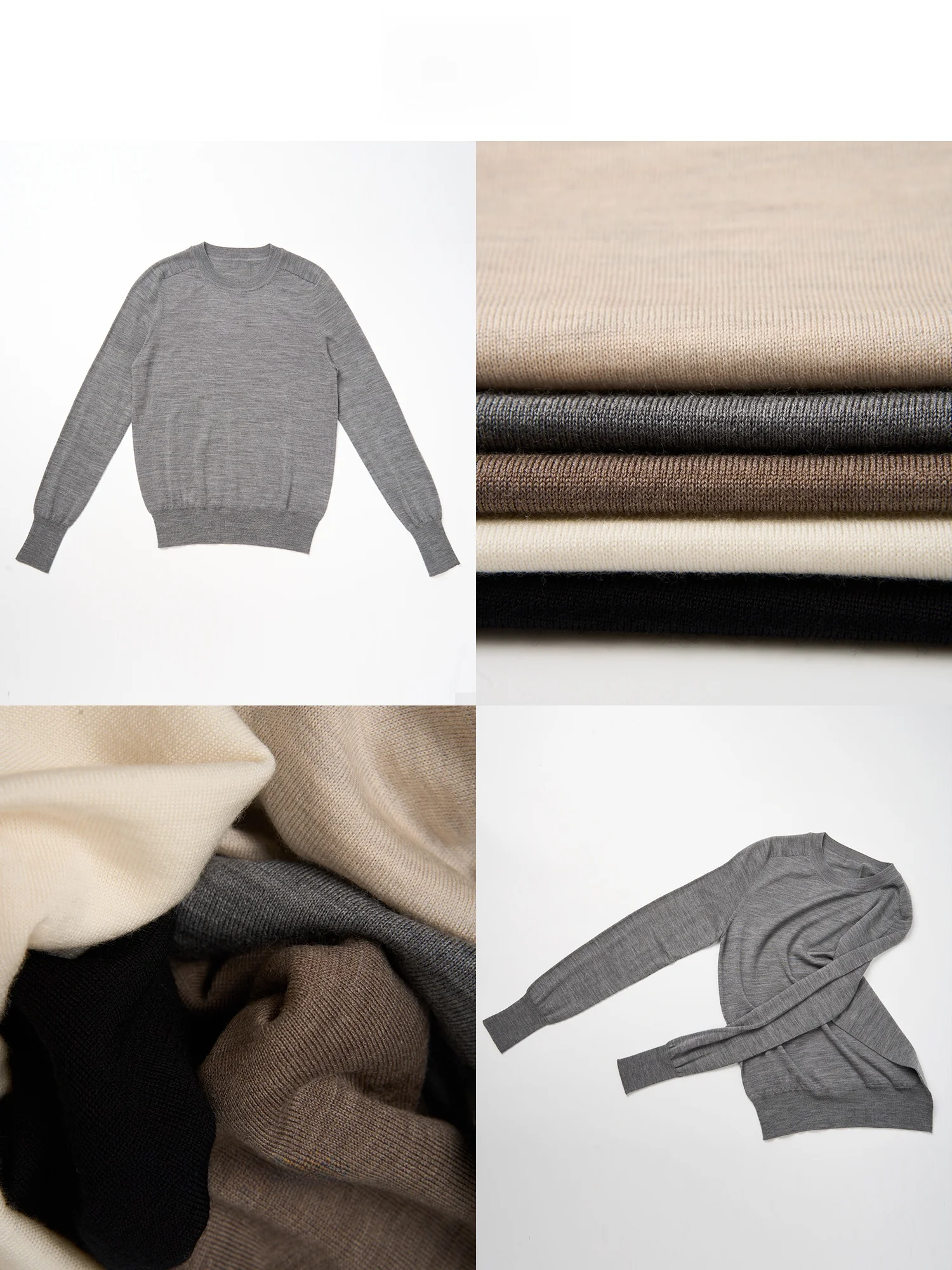 

30R l Series Women's Knitted Woolen Base irt 48 Teads hine Waable Yangzi Yarn 8 Needles f round Ne Wool ...