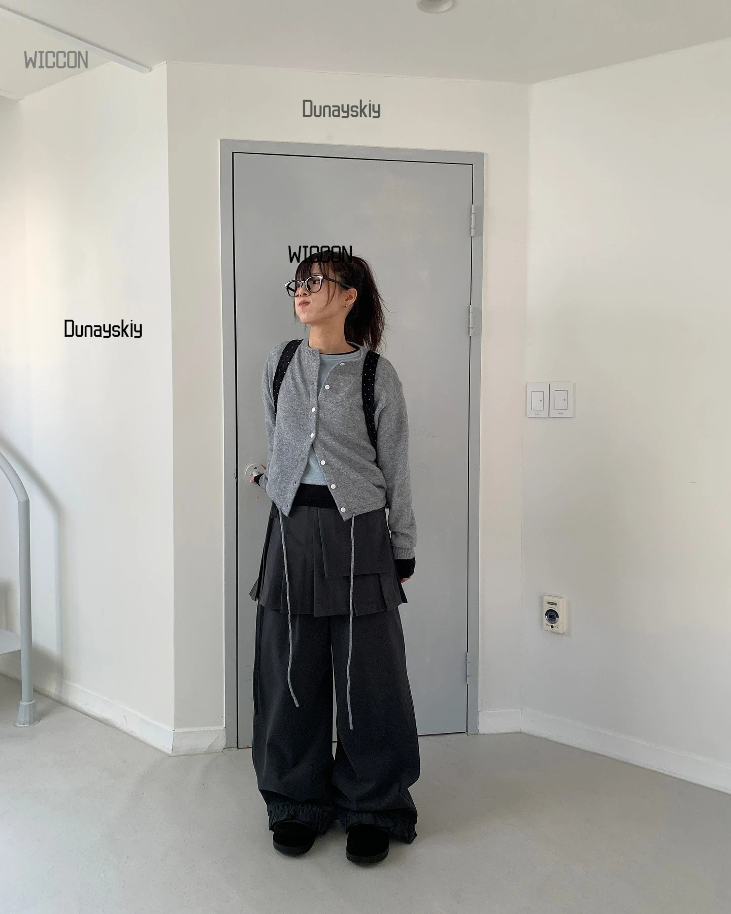 Y2k destacável calças compridas feminino coreano ins saia plissada amarrar conjunto de duas peças rendas cor sólida calças compridas saia curta tendência nova