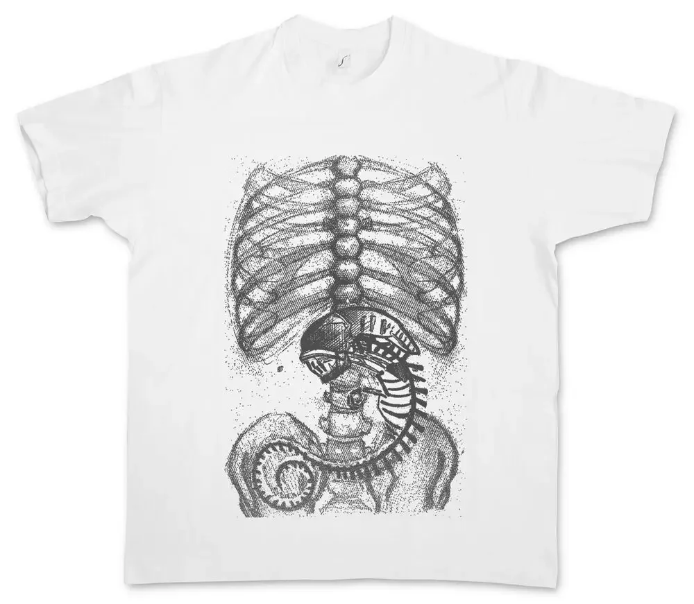 XENOMORPH ALIEN II T-SHIRT - Ripley Prometheus Weyland Movie Yutani tops Unisex Summer Short Sleeve