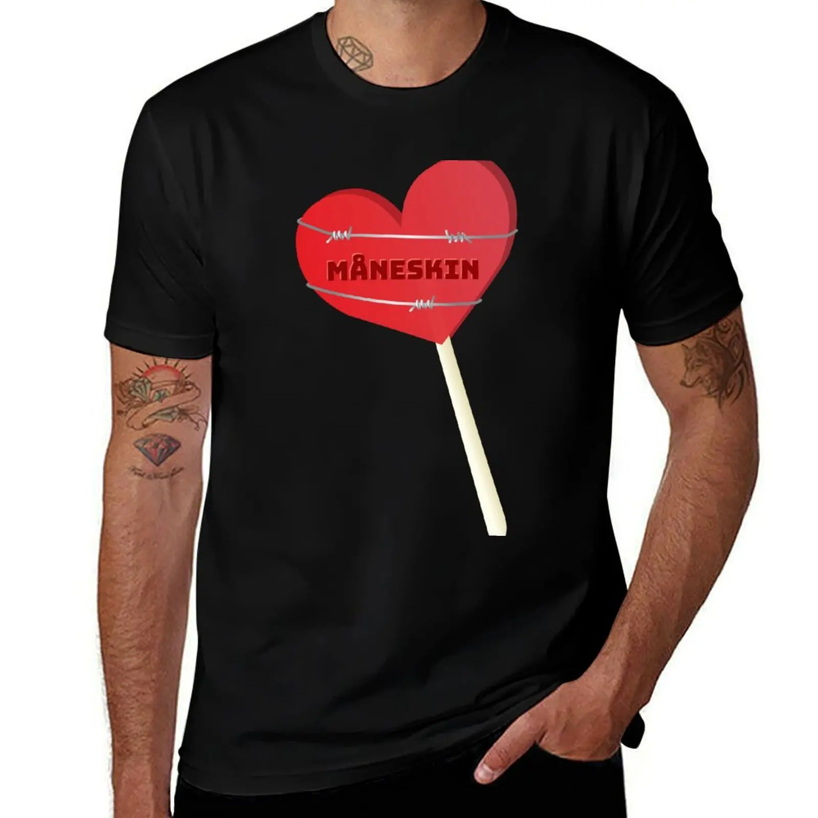 

Maneskin HONEY (ARE U COMING) T-Shirt Athletic Fit Sports Short Sleeve Top