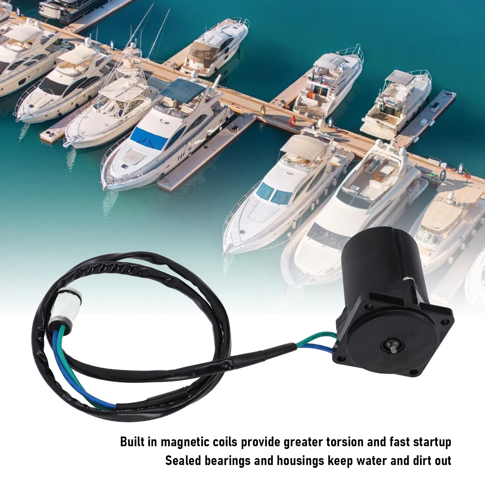 

Мотор подъема и наклона 38100-88L00 12V, узел подъема и наклона для подвесных лодочных моторов 40, 50, 60 л.с. DF40A DF50A DF60A, 38100-88L11 Мотор подъема и наклона