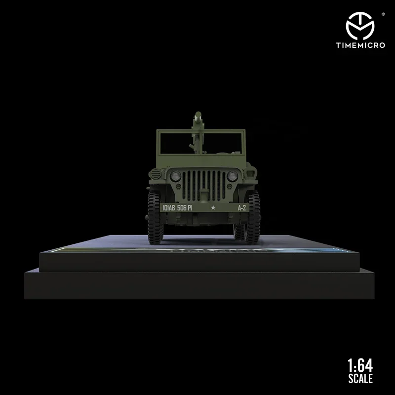 Time Micro 1:64 WW2 Willys MB Military Vehicles Alloy Diorama Car Model Collection Miniature Carros Toys