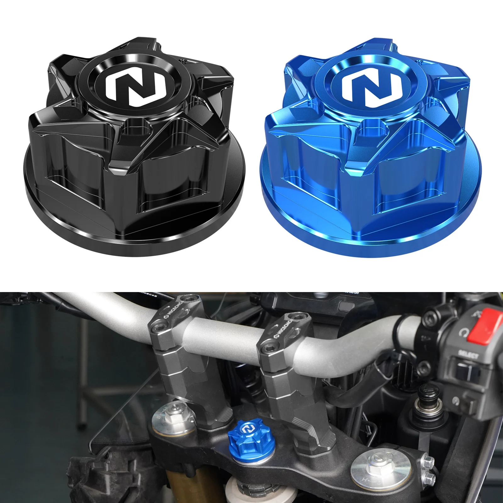 

Motorcycle Steering Stem Nut for Yamaha YZF R7 MT-09 T700 Tenere 700 XTZ700 Tenere 700 World Raid XSR900 Tracer 900 GT FZ09 FJ09