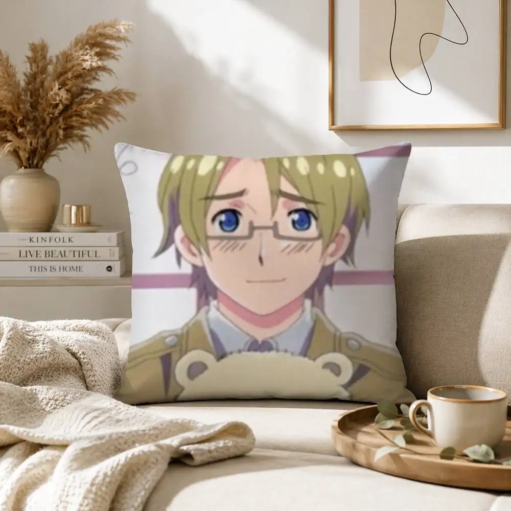 C-Canada H-Hetalia Pillow Case for Sofa Living Room Home office Decor Protective Cover