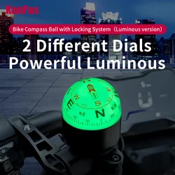 KANPAS Luminous bike compass with Locking system / bicycles and motorcycles compass/ handlebar compass/ Bike Accessories