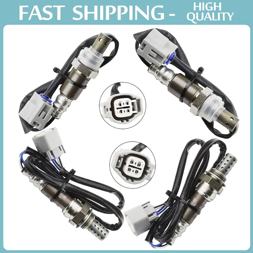 

4PCS Oxygen O2 Sensor For 2010 Jaguar XF XFR V8 4.2L 5.0L Upstream + Downstream