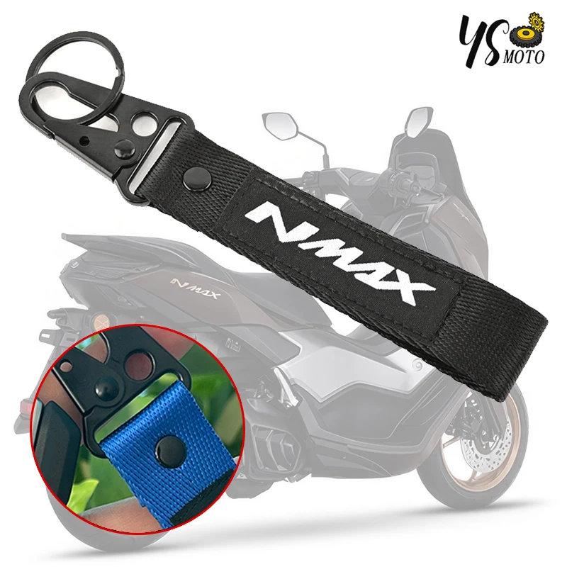 

Для YAMAHA NMAX N-MAX 155 150 125, брелок для ключей с 3D вышивкой, аксессуары NMAX155/150/125