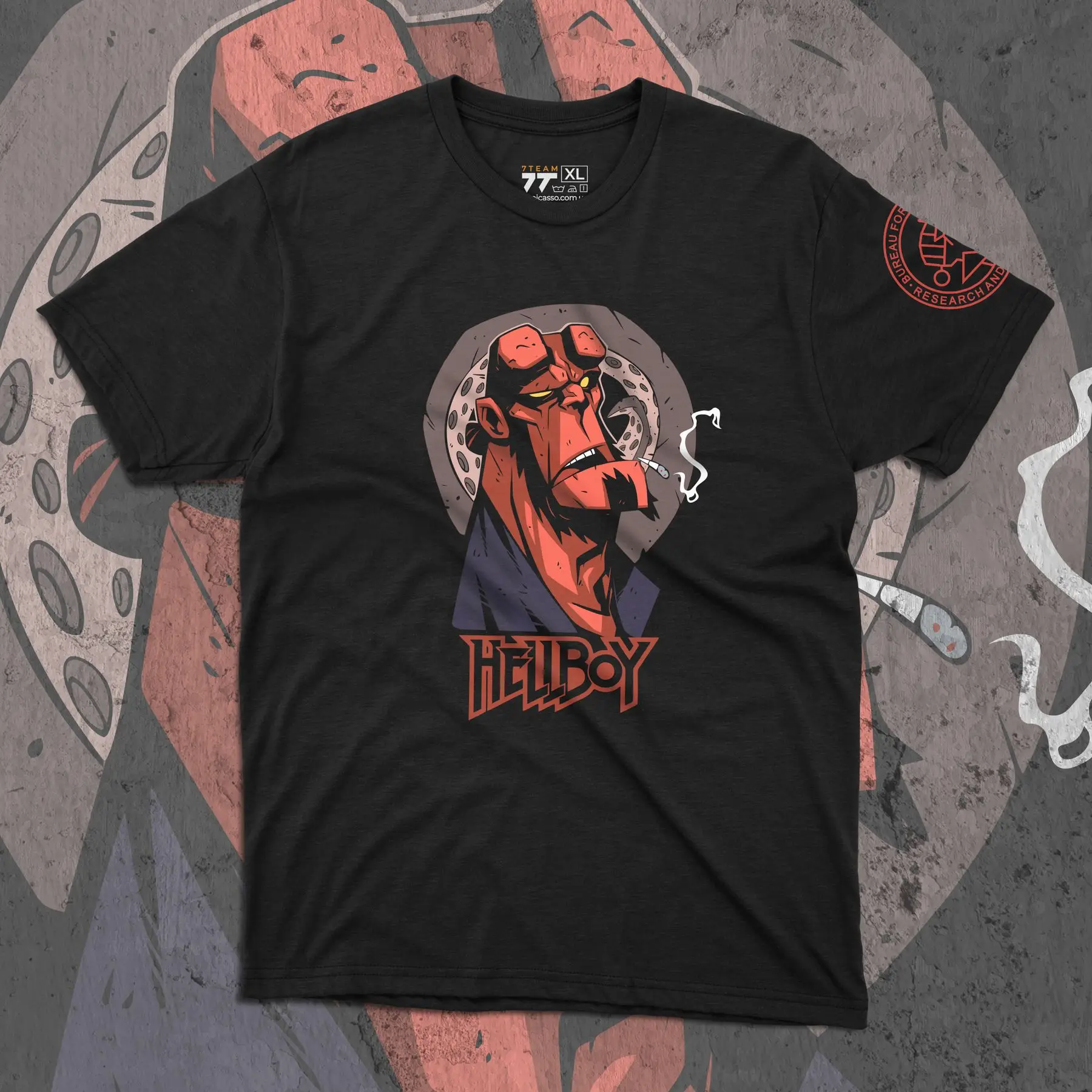 Printed T-shirt - Hell Boy