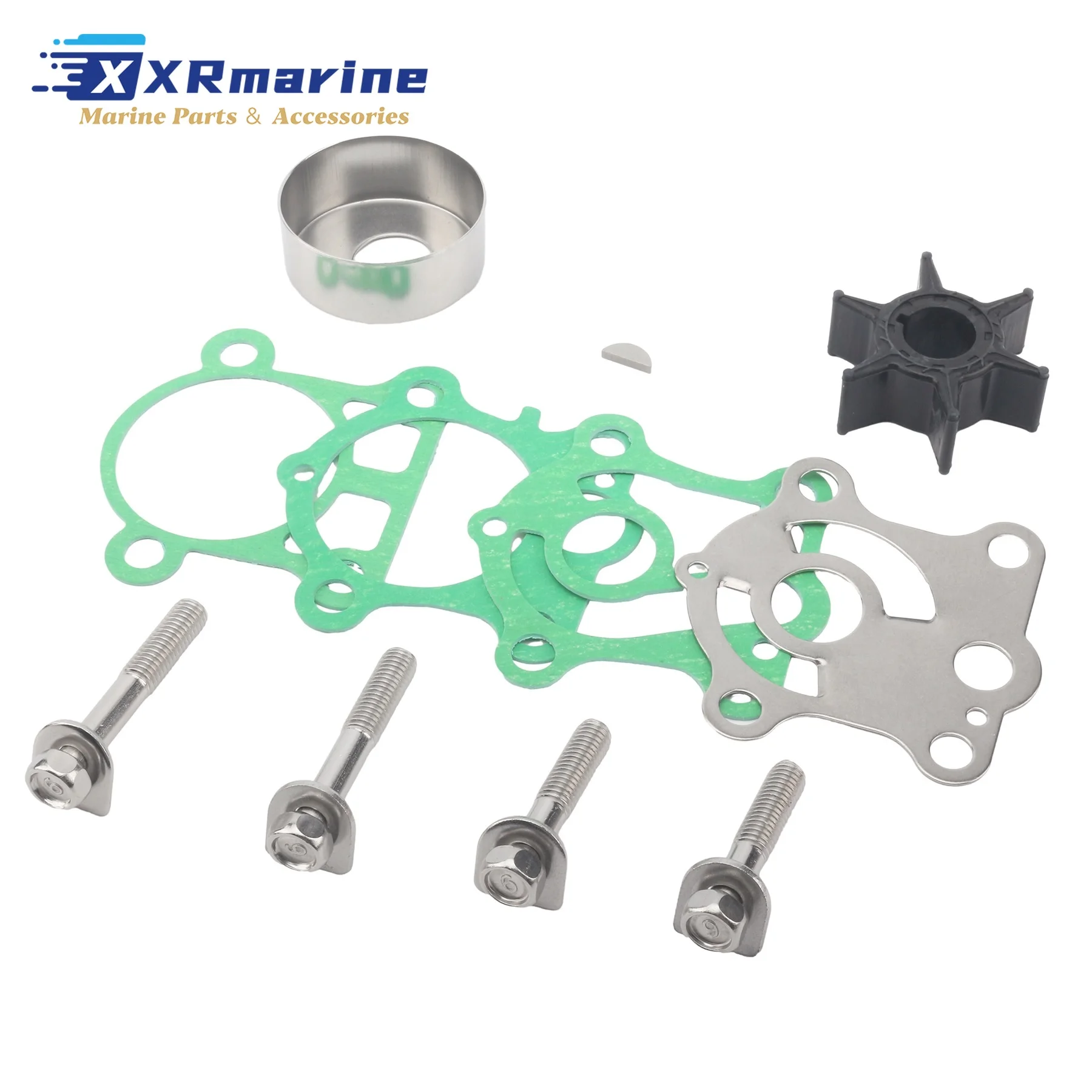 

Fits for Yamaha 2-Stroke 25 30 HP Marine Outboard Engines Water Pump Imepller Rebuild Kit Sierra 18-3430 GLM 12285 12284
