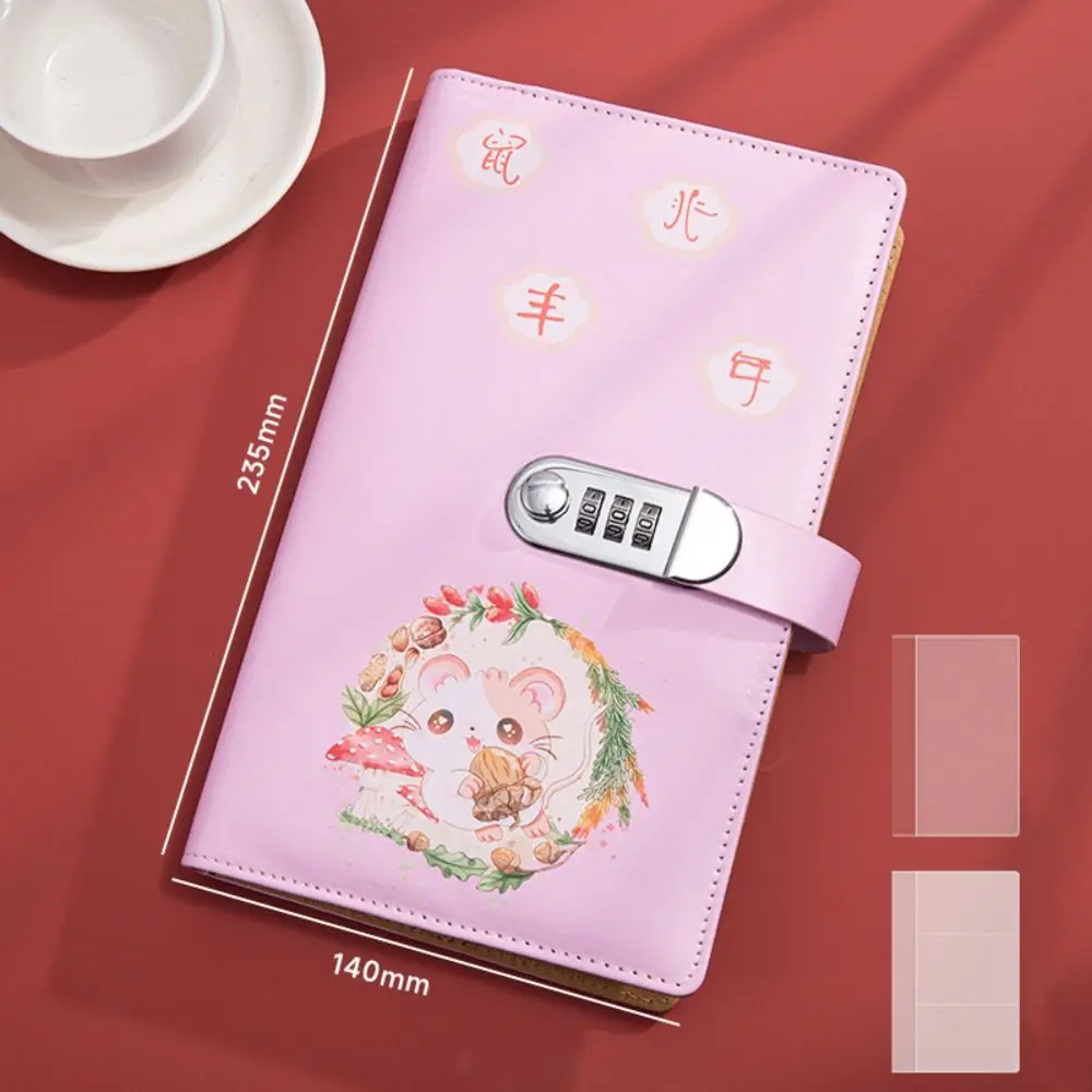 New PU Money Saving Challenge with Password Lock Waterproof Receipt Storage Bag Reusable Wealth Management Gift