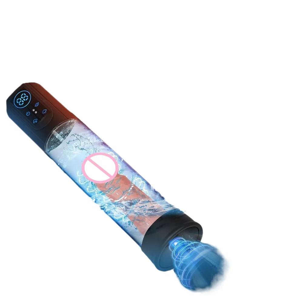 Sucking Penis Pump Powerful Suction Cup Electric Penis Enlarger Pump Vacuum Pump Enlargement  IPX7 Waterproof Sex Toy for Men