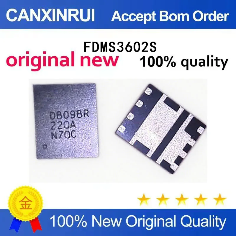 (5-100 Pieces)Brand new original FDMS3602S 220A N70C QFN spot chip IC