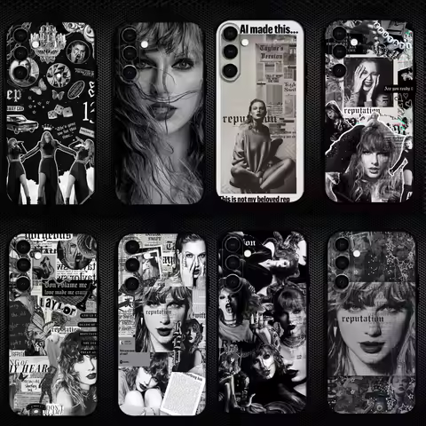 Singer T-taylors-S-swifts Phone Case For Samsung Galaxy A13,A21s,A22,A31,A32,A52,A53,A71,A80,Soft Black Shell