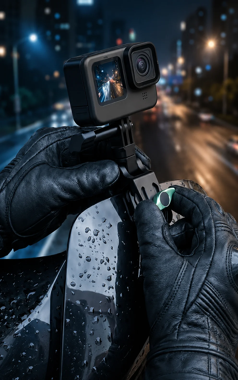 Aluminium-Windschutzscheiben-Clip-Halterung für DJI Osmo Nano/Action 6/5Pro/Pocket 3 4 GoPro/Insta360 X5/GO Ultra/X4 Air Zubehör – Detail 6