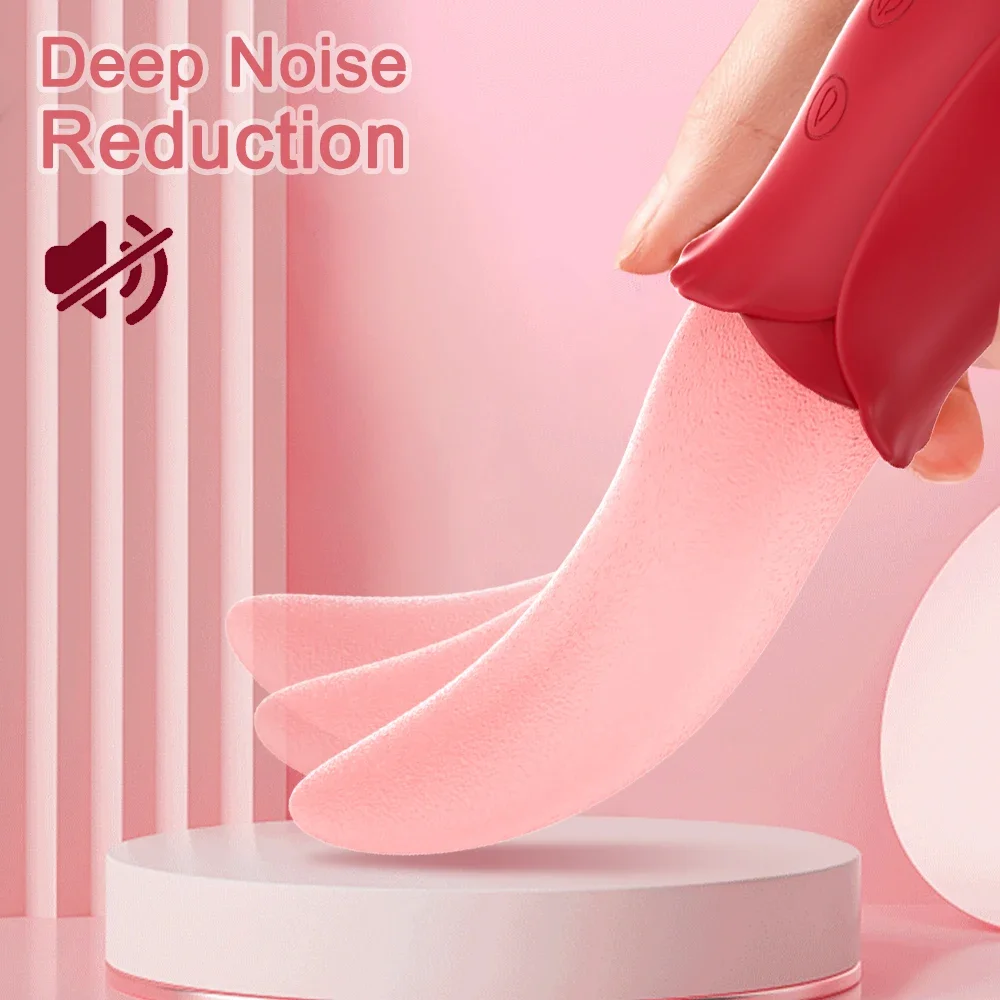 Realistic Tongue Licking Vibrators Nipple Clitoris Stimulator Sex Toys for Women Pleasure Adult Toy Female Sexual image 6