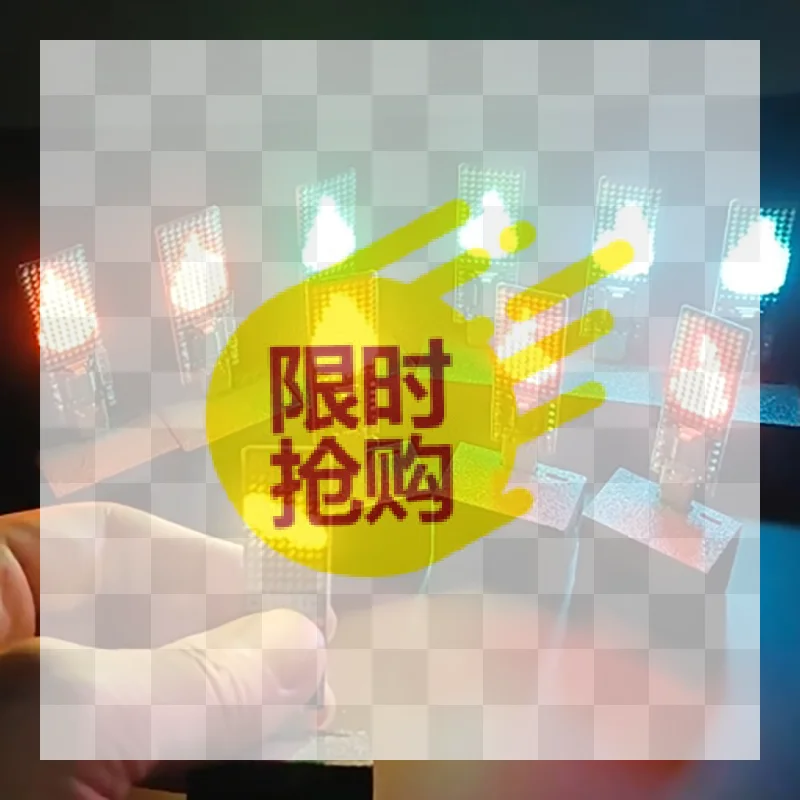 【BA】8-Mode LED Flame Candle Lamp USB Electronic Candle Fun Atmosphere Light For Night Camping Home Party Decoration
