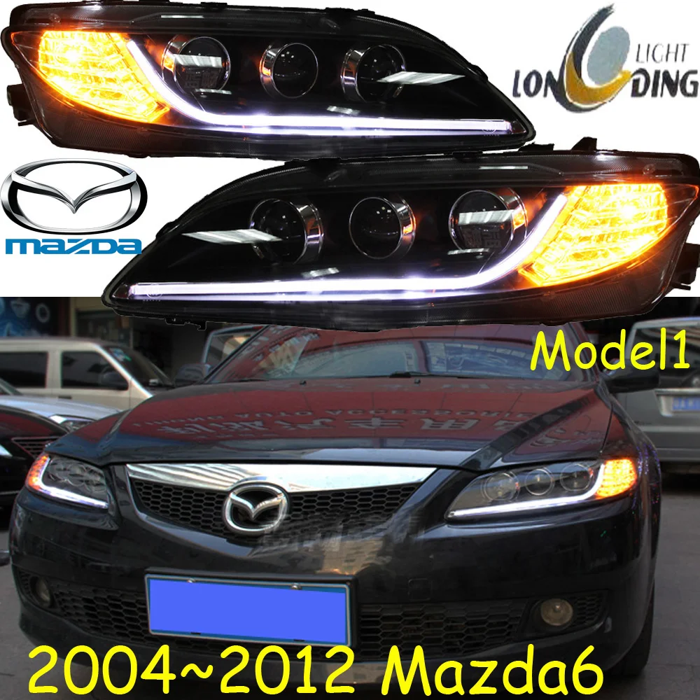 

Автомобильная передняя фара 2004 ~ Y для Mazda 6 mazda6, аксессуары для автомобильных фар, дневные ходовые огни, ксеноновые противотуманные фары для mazda 6