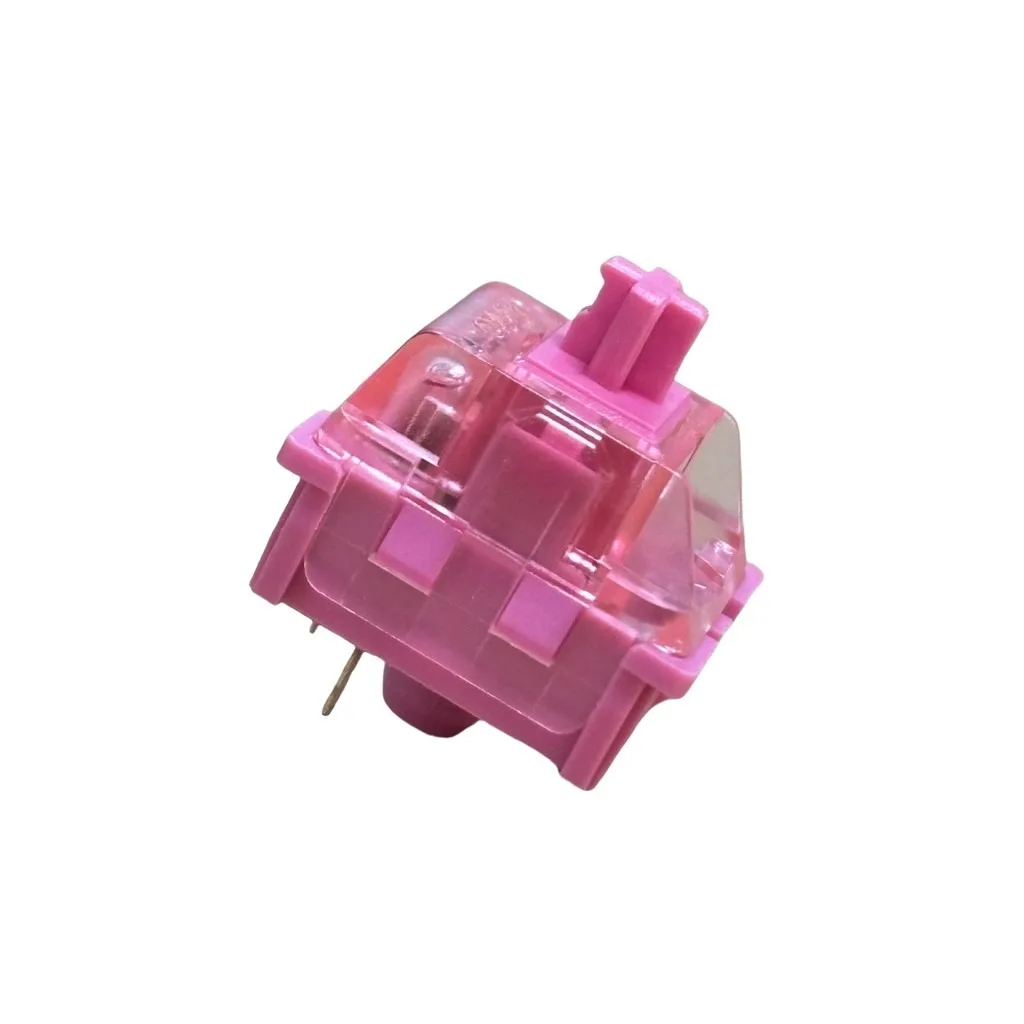 

Rose Red Switch 3 Pin Linear Hot Swappable Factory Prelubed Custom Cream Switch for Mechanical Keyboard Gaming and Office