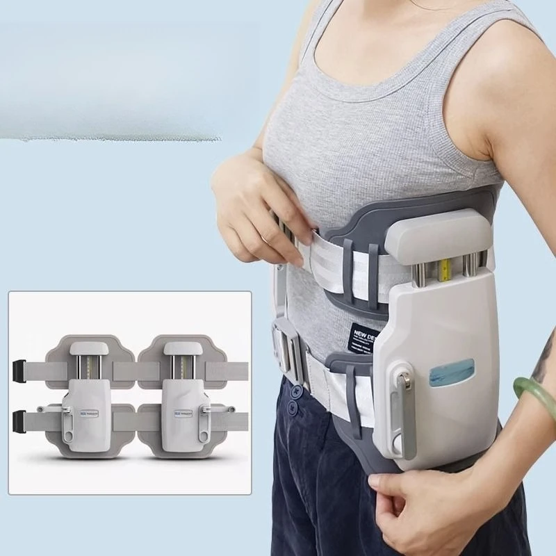 Medical lumbar retractor Stretching waist treatment Intervertebral disc herniation Home portable lumbar soothing device