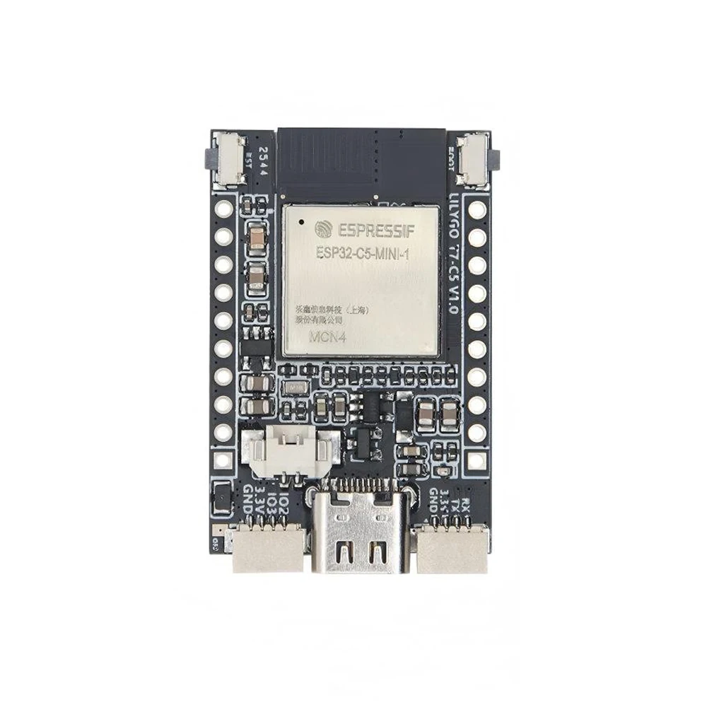 ESP32-C5-MINI-1 Wireless Module Dual Band 2.4GHz 5GHz WiFi6 BLE5 4MB Flash Thread Zigbee Reset Button 32-bit Microcontroller
