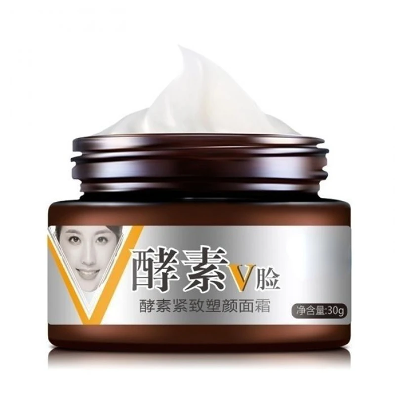 Facial slimming V cream, facial firming and moisturizing, enzyme slimming cream, fat burning.