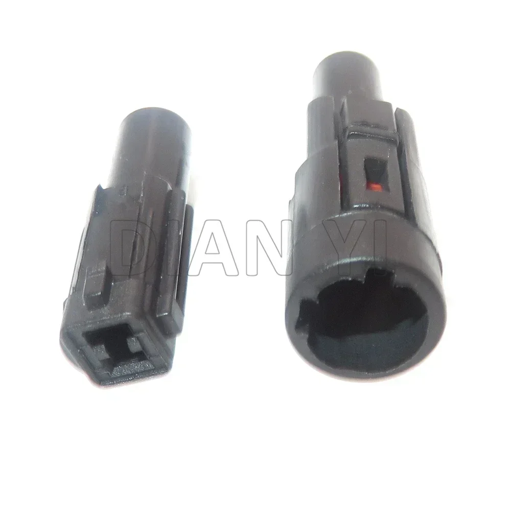 1 Set 1 Way Car Waterproof Wire Connectors FW-C-1M-B FW-C-1F-B AC Assembly Auto Electrical Socket with Terminal and Rubber Seals