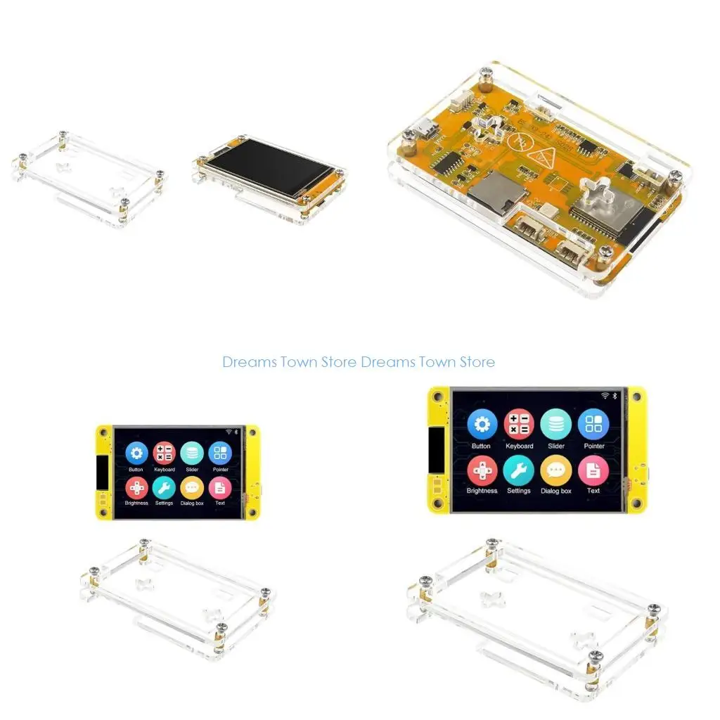 

HX6A ESP32 2,8-дюймовая интеллектуальная плата экрана LVGL с фиксированным кронштейном в защитном корпусе