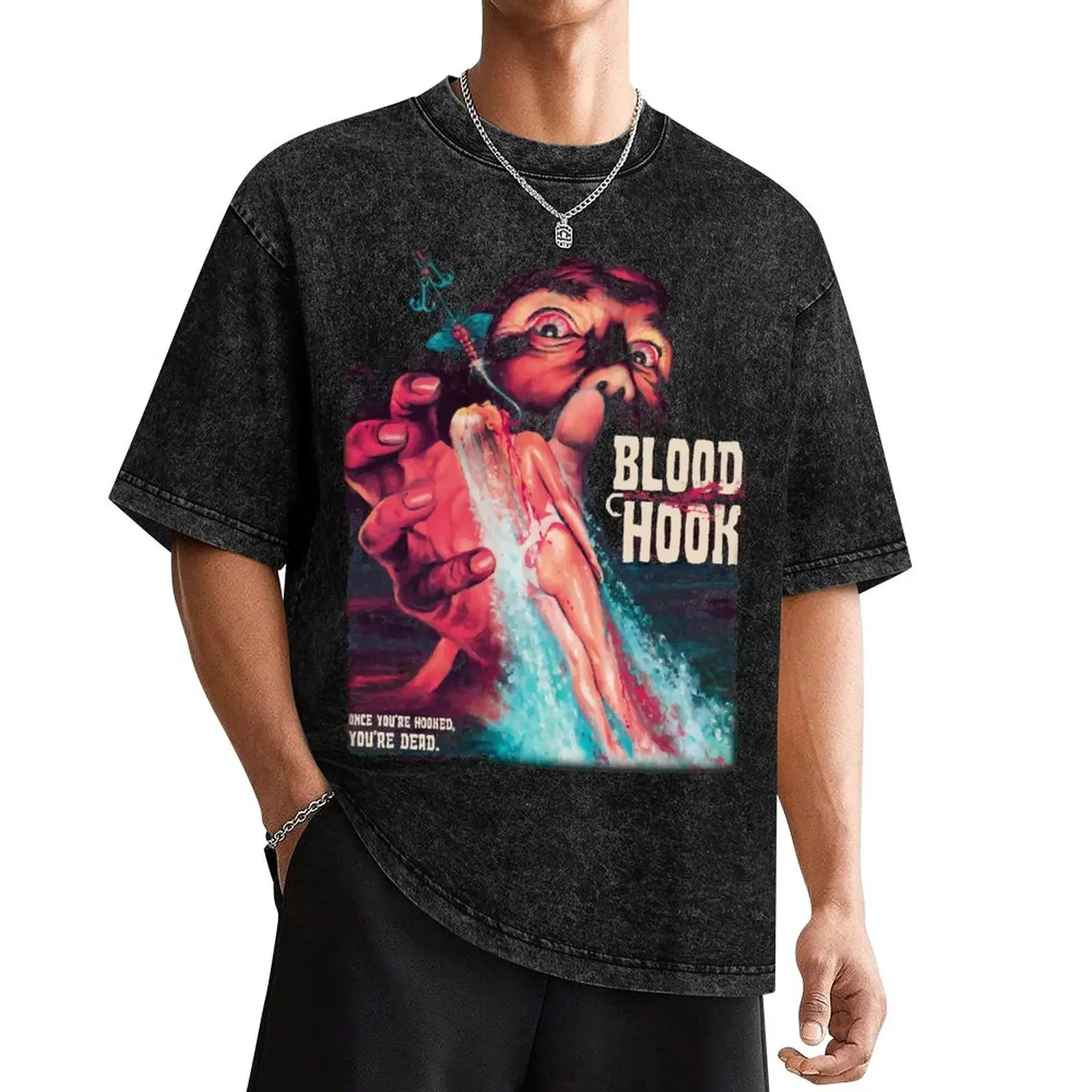 Blood Hook Essential T-Shirt sports fans anime stuff T-shirt men