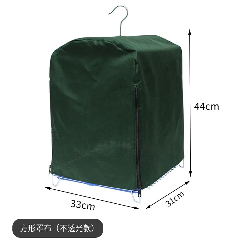 Pet products Cage dust cover 210D silver coated Oxford cloth bird cover cage cover size: 33x31x44cm